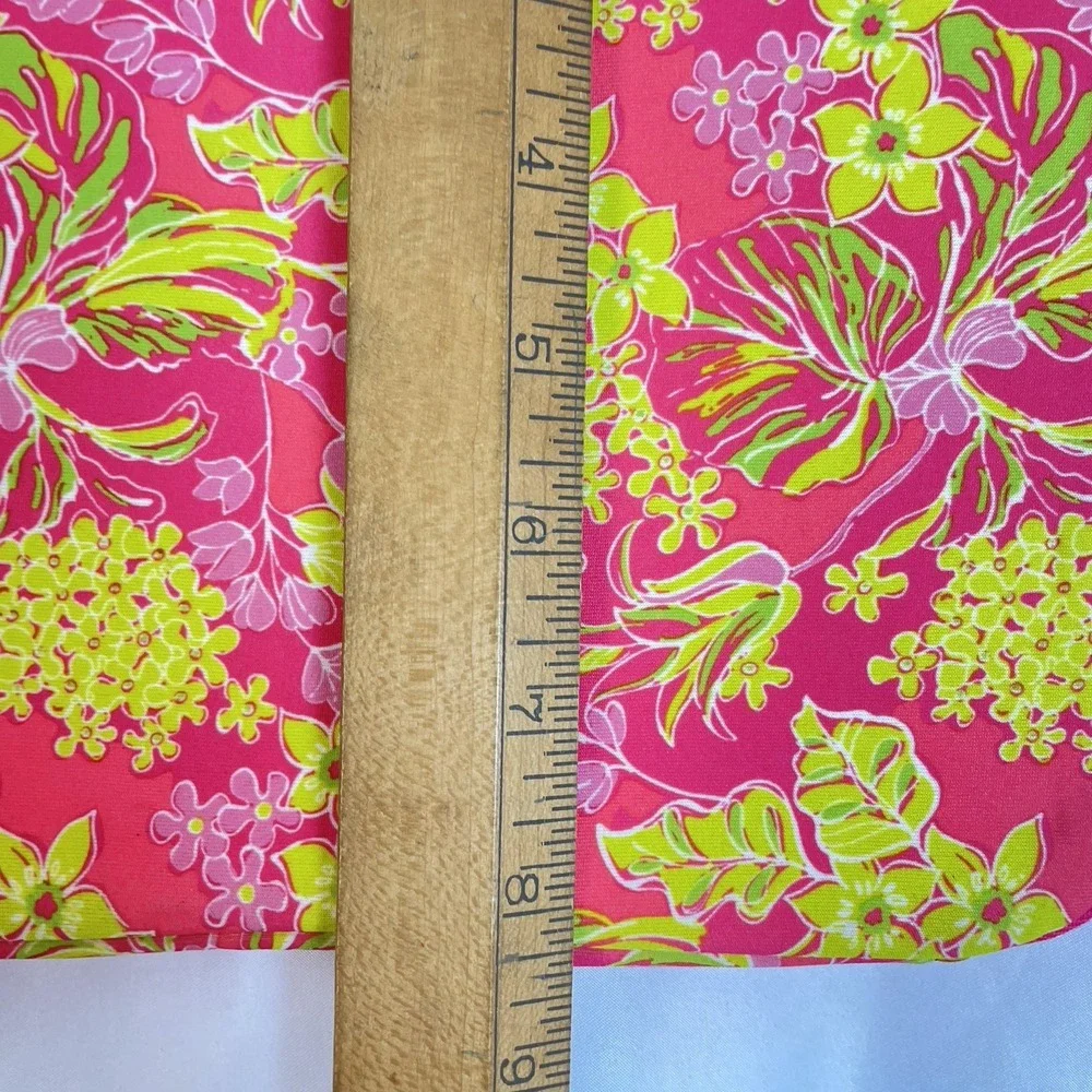 Lilly Pulitzer Floral Pink Neoprene Fabric Tablet iPad Sleeve 10